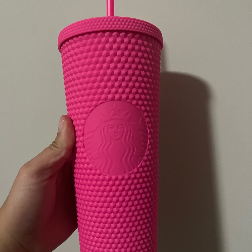 Hot Pink Matte Tumbler 24 oz